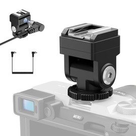 SUPON Hot Shoe Riser Adapter for Godox IM30 IM20 IM22 Mini Flash, Raises Flash Height to Reduce Lens Shadow with Zoom or Wide-Angle Lenses, Compatible with Zeniko ZF04 ZF08 Flash
