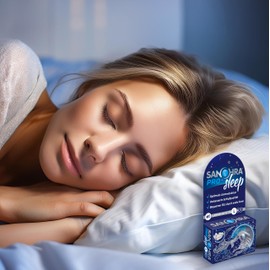SANOHRA Pro Sleep Earplugs - Restful Sleep with 24 dB Noise Insulation - Reusable, Size L (9-13 mm Diameter) - Made in Germany