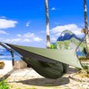 G4Free Large Camping Hammock with Mosquito Net and Rain Fly-