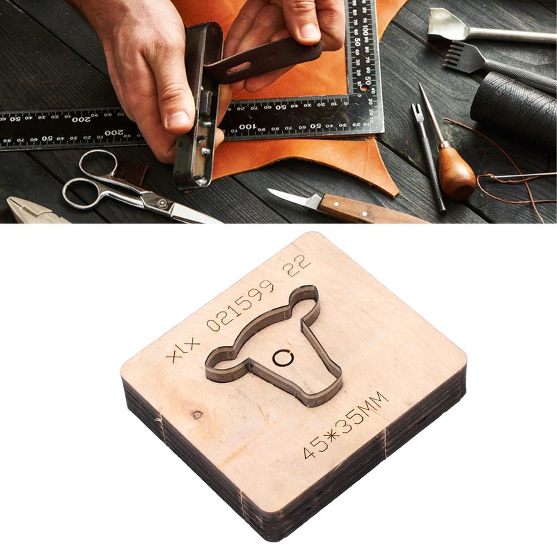 Leather Cutting Mold Bull Head Shape Small Deformation Alloy Steel
