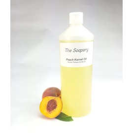 Peach Kernel Oil 1 litre - Carrier Oil for Massage, Skin and Hair Treatments - 100% Pure and Natural
