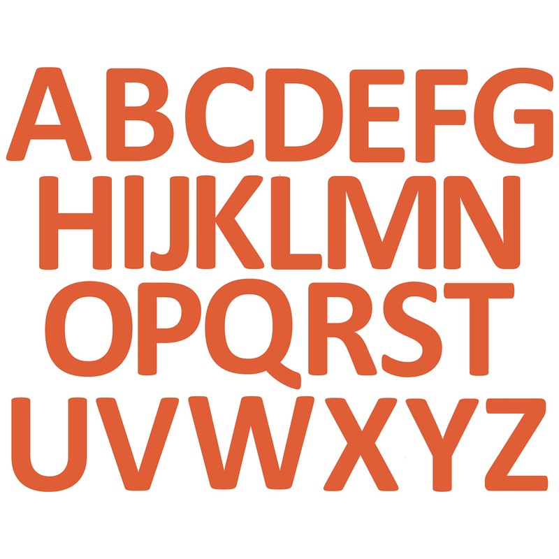 Alphabet Letters “U”- Durable Vinyl Floor Marker by Graphical Warehouse-