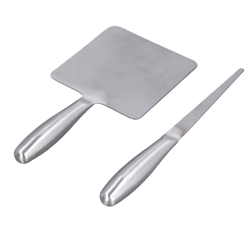 Food Scraper with Picking Stick Stainless Steel Dough Scraper Multipurpose
