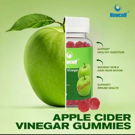 Newcell Apple Cider Vinegar Gummies Formulated to Support Normal Energy Levels & Gut Health -Supports Digestion Detox & Cleansing Vitamin Natural Digestive Wellness - Specification: The Ultimate Package(4 pcs)