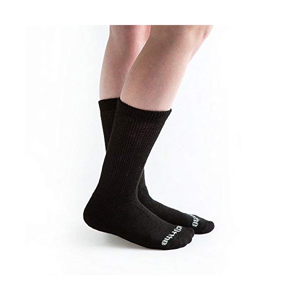 Doc Ortho Ultra Soft Loose Fit Diabetic Socks, 12 Pairs, Crew