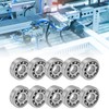 10Pcs Self Aligning Ball Bearings Double Row Radial Balls Bearing