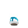 Clarks Clarks Women's Breeze Sea Flip-Flop, Aqua Synthetic, 6