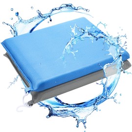 Teenyyou 2 Pcs Shower Seat Cushion Soft Mesh Fabric Bathtub Chair Pad with Hook Quick Drying Washable Shower Sauna Seat Mat Design for Elderly Senior Handicap Disabled