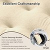 OVOV Thick Rocking Chair Cushion Warm Tufted Rocking Chair Pads