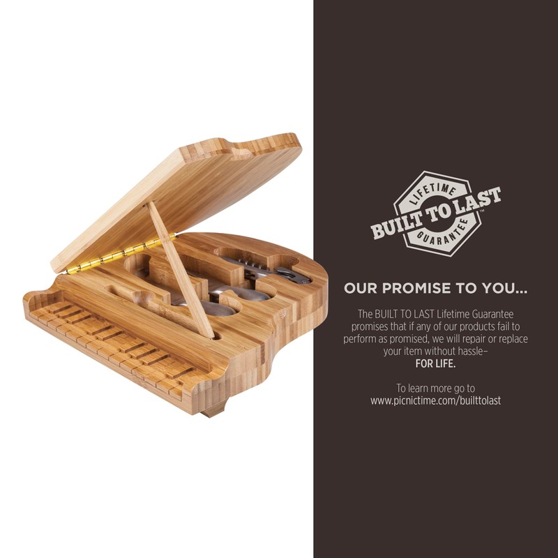 TOSCANA - a Picnic Time brand Piano Cheese Board &