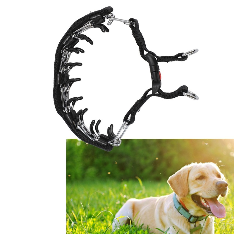 Prong Dog Training Collar Professional Adjustable Prong Pet Collar with