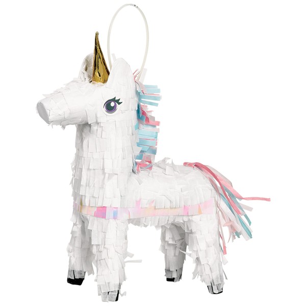 Amscan Party Supplies Magical Unicorn Mini Decoration - Tissue, 7 1/2" x 5 3/4", Multi