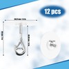 Sankoly 12 Pcs Self Adhesive Ceiling Hooks No Drilling Ceiling