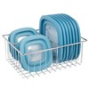 mDesign Lid Holder - Practical Kitchen Storage Basket with 3