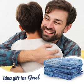Gifts for Dad - Dad Birthday Gifts Gifts from Daughter, Son, Father Day, Xmas Thanksgiving Gifts for Father, Soft Heartwarming Blanket, 60”x50”