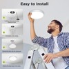 hepside LED Ceiling Light,3000K/4000K/6500K 3 Color Temperature, Waterproof IP54 LED