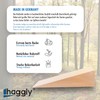 Haggiy hardwood wedges - beech wheel chocks (pack of 10),