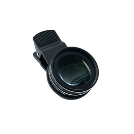 SYSTEM-S Macro Lens 15x Zoom Close Up Filter Kit with Clip Bag in Black