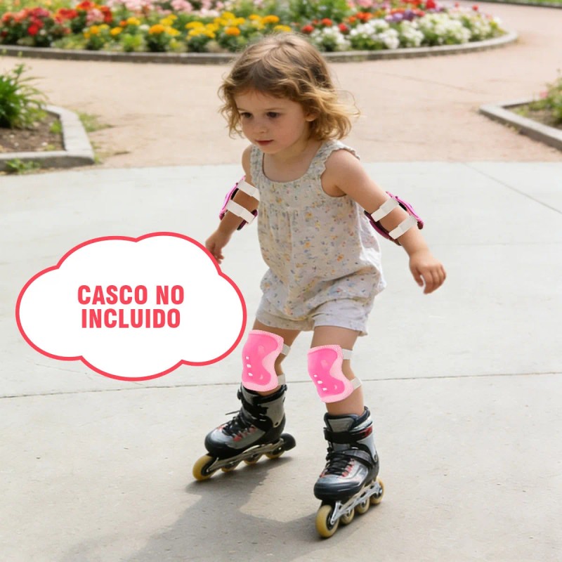 Trixter Kit Equipo De Protección Para Patinar Niños Conjunto De