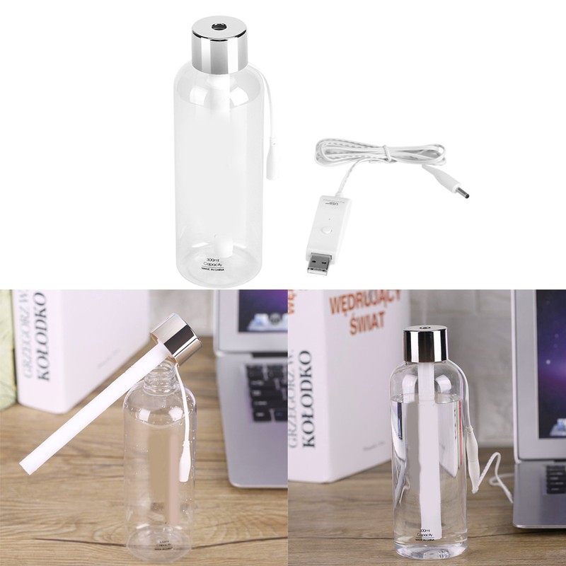 300ml Mini Air Diffuser Mist Maker Portable USB Water Bottle