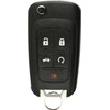 KeylessOption Keyless Entry Car Remote Uncut Flip Key Fob Replacement
