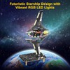 Starship Soldering Practice Kit, Sci-Fi Spaceship DIY LED Light Kit,