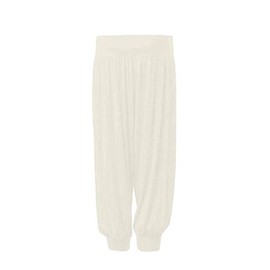 Loxdonz Kids Harem Loose Casual Baggy Sports Dancing Pants Girls Harem Children Trouser (5-6 Years, Cream)