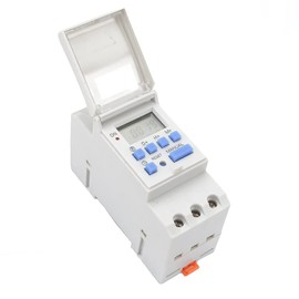 Timer Switch, Weekly THC15A 16A Digital LCD Programmable Timer DIN Rail Relay Switch AC220V 50Hz 24V