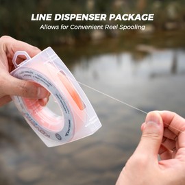 KastKing Kovert Elite 100% Fluorocarbon Fishing Line, Shock Resistant, High Clarity, Low Visibility, Highly Abrasion Resistant, Fast Sinking, Low Stretch, Low Light Refraction, Pink, 4LB, 50Yds