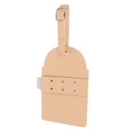 TOVINANNA Golf Tee Bag Tag Leather Case Portable Tee Holder Cover for Golfing Tools Easy to Carry and Store