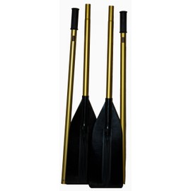 Boat Oars with Oar Locks 6 1/2 Foot (1 Pair) Made in USA