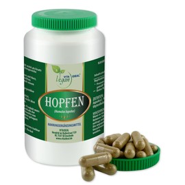 VITA IDEAL Vegan® Hops Blossoms 90 Capsules - Humulus Lupulus - Hop Blossoms Daily Serving 460 mg, Powder Pure Natural without Additives, Original from Vitadeal.
