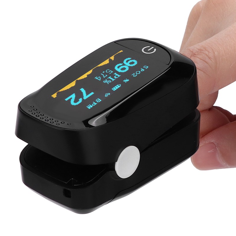 Fingertip Pulse Oximeter Blood Oxygen Saturation Pulse Rate Monitor Detector