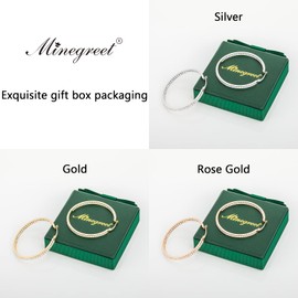 Minegreet Large Stainless Steel Hoop Earrings for Women, Big Hypoallergenic Hoops Earring Jewelry Huge Cubic Zirconia Rhinestone Crystal Basketball Ear Ring Jewelry Gifts for Women(Rose Gold)