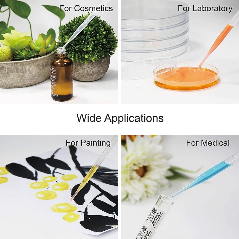 1000 Pezzi 0,2ml Plastica Pipette Trasferimento,Pipette Graduate,Squeeze Trasferimento Pipette,pipette monouso,per