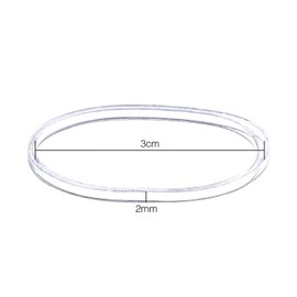 1000Pcs Transparent Clear Hair Ties, Hair Rubber Bands, Small Elastic Hair Ties, Mini Seamless Rubber Bands for Babies, Girls, Women to Weave Different Hairstyles，Hair Accessories