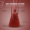 Lloyd Baker London Genuine Leather Backpack, Real Leather Backpack for