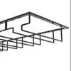 Stemware Holder Black 4 Slot Iron Wire Assembled Design Corrosion