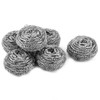 Wideskall Stainless Steel Kitchen Cleanging Sponges Scouring Pad Steel Wool
