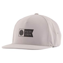 Salty Crew Indicator 5 Panel HAT Grey OS - Baseball Hat Unisex Adjustable for Adults Premium Cotton Hat Outdoor Sports for Men and Women