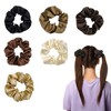 Lxtness Hair Bobbles Silk Scrunchies Satin Hair Bobbles Elastic Hair