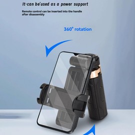 Snblzhef Mini Selfie Stick Portable Universal Floor Standing Four Legged Mobile Camera DSLR Artifact for Outdoor Travel White