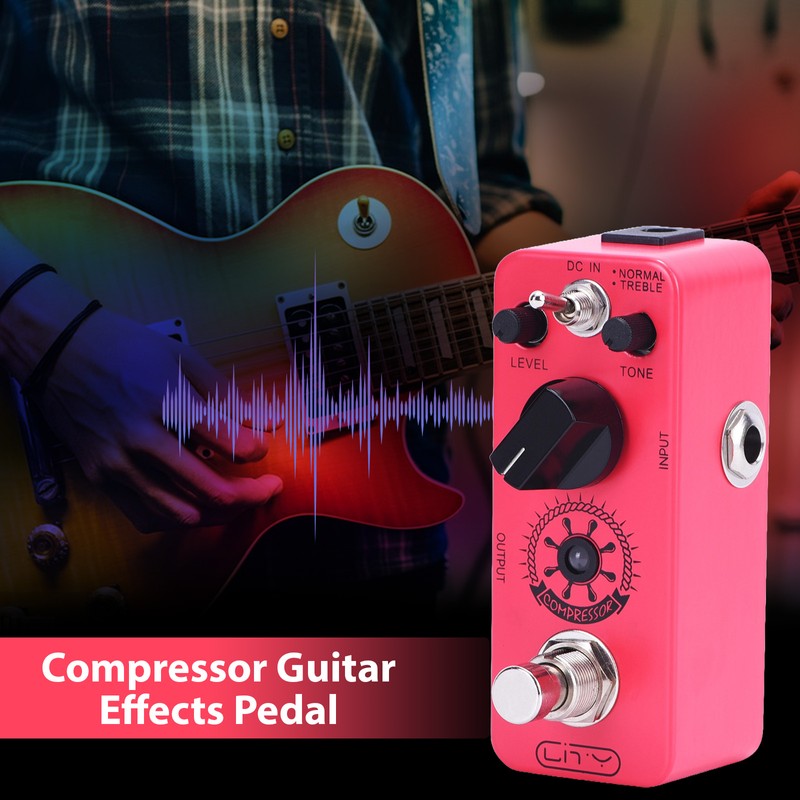 Lity Compressor Guitar Pedal Mini Compressor Effects Pedal Ultimate Comp