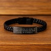 Sarcastic Painter Gifts Interlaced Leather Bracelet Funny Quote from Friends