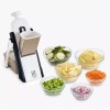 Zakarian Safe Slice Upright Mandoline Thickness Adjust Vegetables Fruit Black