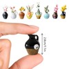 LCUHAVA Pack of 8 Mini Ceramic Vase Magnets Fridge 3D