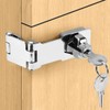 Litensh Hasp Lock Padlock Gate Bolt Door Bolt Lock with