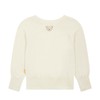 Steiff Girls' Jumper, Eggnog