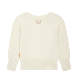 Steiff Girls' Jumper, Eggnog
