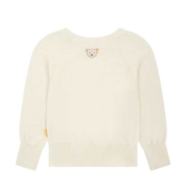 Steiff Girls' Jumper, Eggnog